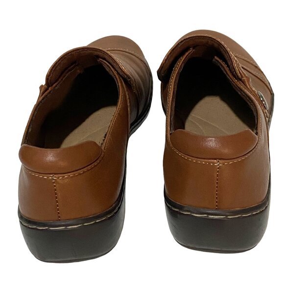 Clarks Collection Cora Poppy Slip On Shoes Womens 6 Brown - Picture 4 of 8